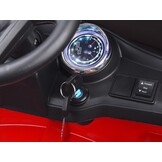 Elektrische kinderauto - accuauto - 3-5 km/u - 110x66 cm - zwart