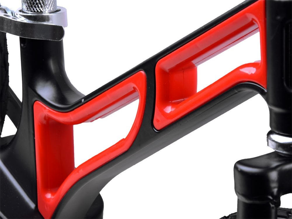 Loopfiets - 2 jaar - luchtbanden - lichtgewicht - rood, zwart