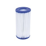 Bestway zwembad - met pomp en zwembad trap - 396x122 cm - wit