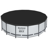 Bestway zwembad - met pomp en zwembad trap - 396x122 cm - wit