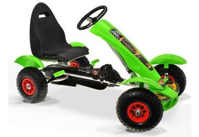 Skelter - +3 jaar - luchtbanden - verstelbare stoel - groen