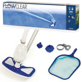 Zwembad schoonmaakset - Bestway - telescopische stok 279 cm