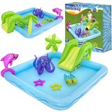 Kinderzwembad - met glijbaan - 239x206x86 cm - Bestway Aquarium