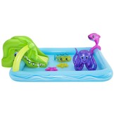Kinderzwembad - met glijbaan - 239x206x86 cm - Bestway Aquarium