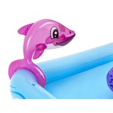 Kinderzwembad - met glijbaan - 239x206x86 cm - Bestway Aquarium