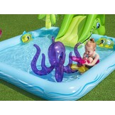 Kinderzwembad - met glijbaan - 239x206x86 cm - Bestway Aquarium