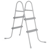 Zwembad trap - Bestway - 84 cm hoog - antislip treden - grijs
