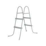 Zwembad trap - Bestway - 84 cm hoog - antislip treden - grijs