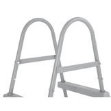 Zwembad trap - Bestway - 84 cm hoog - antislip treden - grijs