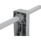 Zwembad trap - Bestway - 84 cm hoog - antislip treden - grijs