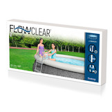 Zwembad trap - Bestway - 84 cm hoog - antislip treden - grijs