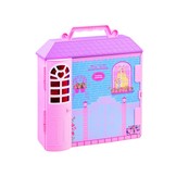 Poppenkleertjes - met kledingkast - 33x9x39cm - 33 delig - roze