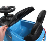 Loopauto 1 jaar - Fiat 500 - met geluid - 60x28x38 cm - blauw