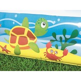 Kinderzwembad met dakje - Bestway -  147x147x122 cm - blauw