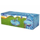 Kinderzwembad - Bestway -  ⌀244x46 cm - transparant - zeedieren