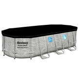 Bestway zwembad - met pomp en trap - 549x274x122 cm - stenen