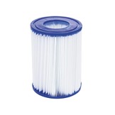 Bestway zwembad - met pomp en zwembad trap - 427x107 cm - wit