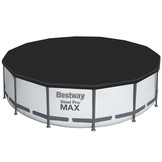 Bestway zwembad - met pomp en zwembad trap - 427x107 cm - wit