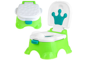 Potje kind -  en opstapje - 2-in-1 - met muziek - groen