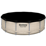 Bestway zwembad - compleet met zonnescherm - ⌀396x107cm - rotan