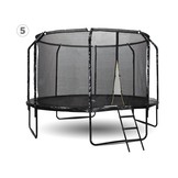 Trampoline met net - 366 cm - 12FT - tot 150 kg -  zwart