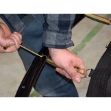 Trampoline met net - 366 cm - 12FT - tot 150 kg -  zwart