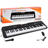 Keyboard piano - met microfoon - 61 toetsen - 83x24x8 cm