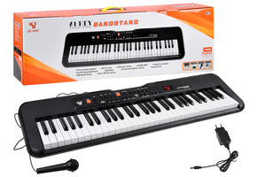 Keyboard piano - met microfoon - 61 toetsen - 83x24x8 cm