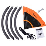 Nestschommel - grote schommel - ⌀ 100 cm - tot 150 kg - oranje