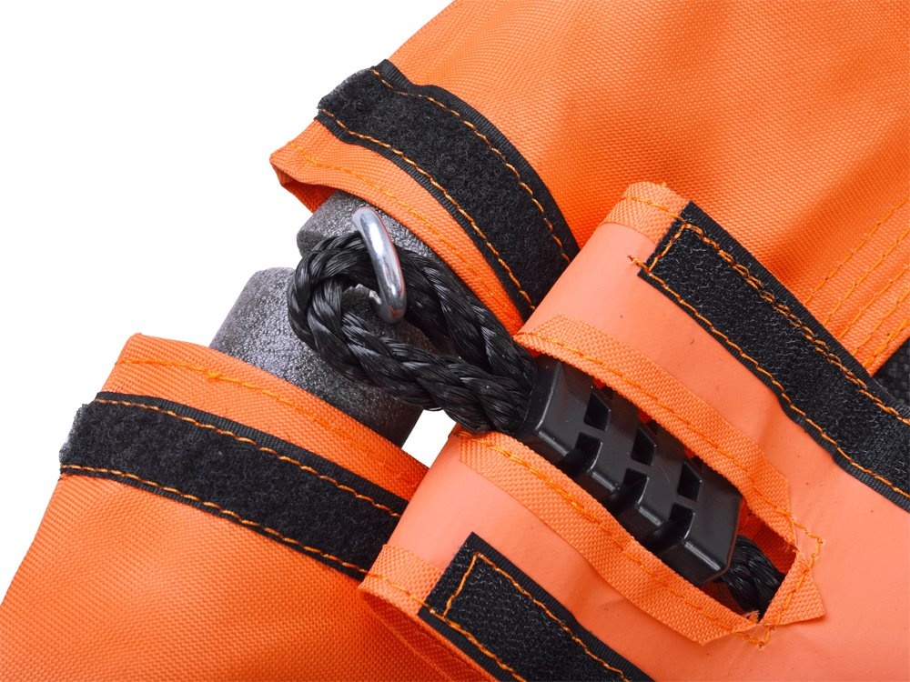 Nestschommel - grote schommel - ⌀ 100 cm - tot 150 kg - oranje