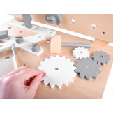 Werkbank kind - met speelgoed gereedschap - 45x26x66 cm - hout