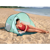 Pop up strandtent - 200x120x90 cm - met UV-bescherming - groen