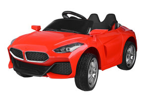 Elektrische kinderauto - met schommeleffect - tot 5 km/u - rood