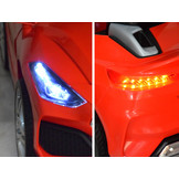 Elektrische kinderauto - met schommeleffect - tot 5 km/u - rood