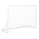 Voetbal goal - met gatendoek - 180 x 61 x 122 cm - rood wit