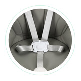 Kinderstoel - met verstelbare poten - 2-in-1 - grijs, wit