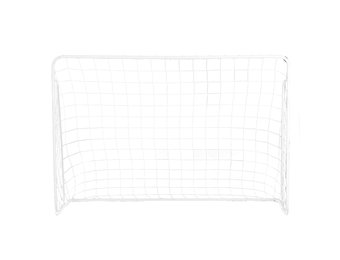 Voetbaldoel - goal voor in de tuin - 180 x 122 cm - wit