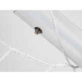 Voetbaldoel - goal voor in de tuin - 180 x 122 cm - wit