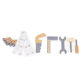 Speelgoed werkbank - met gereedschap - 44,5x27x66,5 cm - hout