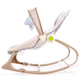 Wipstoel baby - met vibratie en geluid - 42x70x56 cm - beige