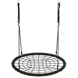 Nestschommel - spinnenweb - 100 cm - tot 150 kg - zwart