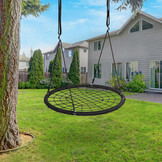 Nestschommel - spinnenweb - 100 cm - tot 150 kg - zwart