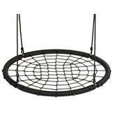 Nestschommel - spinnenweb - 100 cm - tot 150 kg - zwart