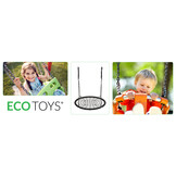 Nestschommel - spinnenweb - 100 cm - tot 150 kg - zwart