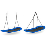 Nestschommel XXL - 165x70 cm - tot 100 kg - blauw