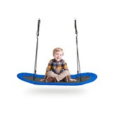 Nestschommel XXL - 165x70 cm - tot 100 kg - blauw