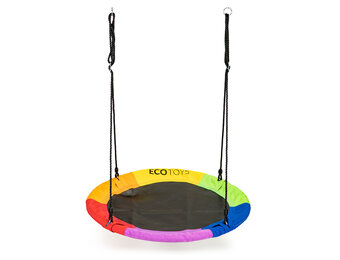 Nestschommel - nest schommel - 100 cm - tot 100 kg - regenboog