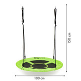 Nestschommel - nest schommel - 100 cm - tot 100 kg - grijs