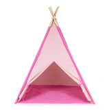 Tipi tent - kind - waterdichte vloer - 120x120x150cm - roze