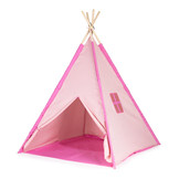 Tipi tent - kind - waterdichte vloer - 120x120x150cm - roze